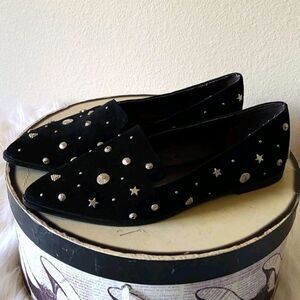 - - BCBG. Leather loafers